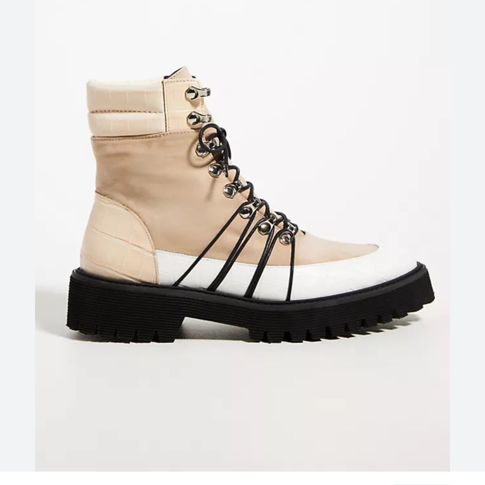 Freda Salvador Claudia Lace-Up Boots